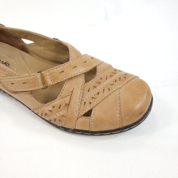 Clarks Bendables Ashland Rivers Casual Mary Jane Womens Size 7.5 65067 Beige - Picture 7 of 8